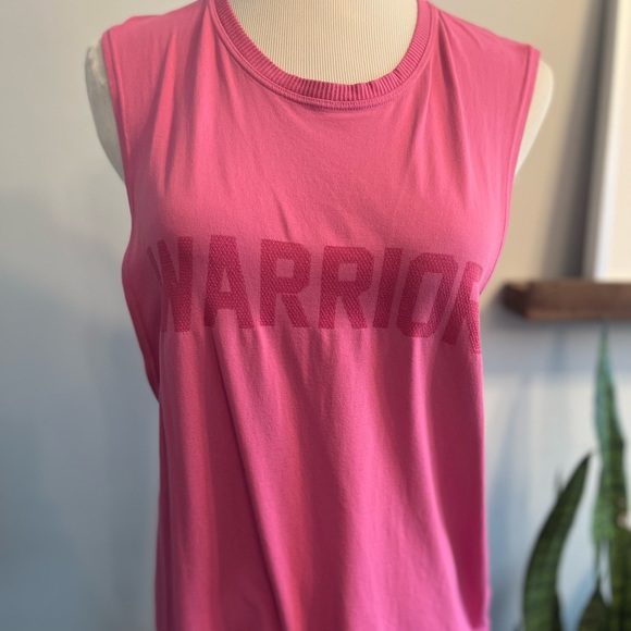 SPRITIAL GANGSTER PINK WARRIOR YOGA WORKOUT RUNNING TANK SIZE M/L - Picture 4 of 6